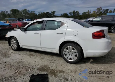 2013 Dodge Avenger Se из США, поврежденный, VIN 1C3CDZAB6DN752384
